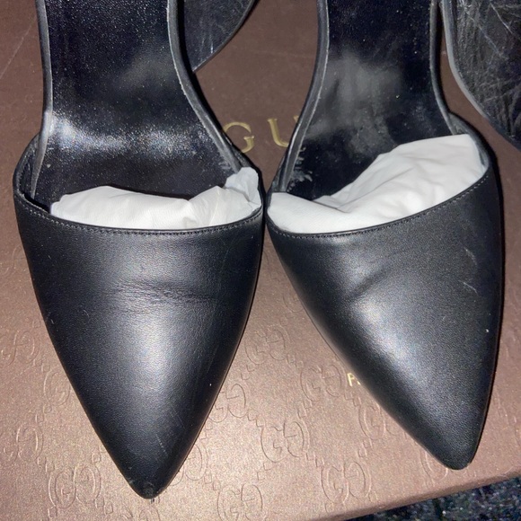 Gucci Ursula Ankle Pump Heels. - Picture 7 of 8